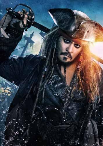 ポスター/スチール 写真 A4 パターン7 パイレーツ・オブ・カリビアン 最後の海賊 光沢プリント