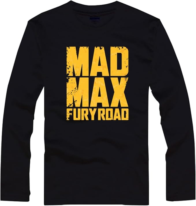 [MQD] 長袖 Tシャツ マッドマックス 怒りのデス・ロード メンズ ロングスリーブ 綿 インナーシャツ ロンT 定番 トレーニングウェア カジュアル トップス クルーネック 柔らかい 肌着 おしゃれ スウェット 大きいサイズ 春夏秋冬
