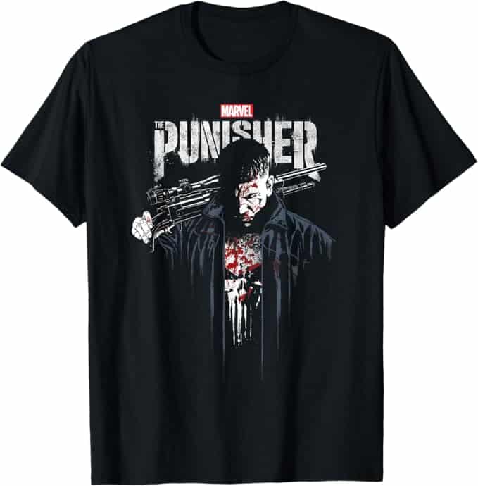 マーベル パニッシャー フランク・キャッスル ヴィジランテ Tシャツ Tシャツ