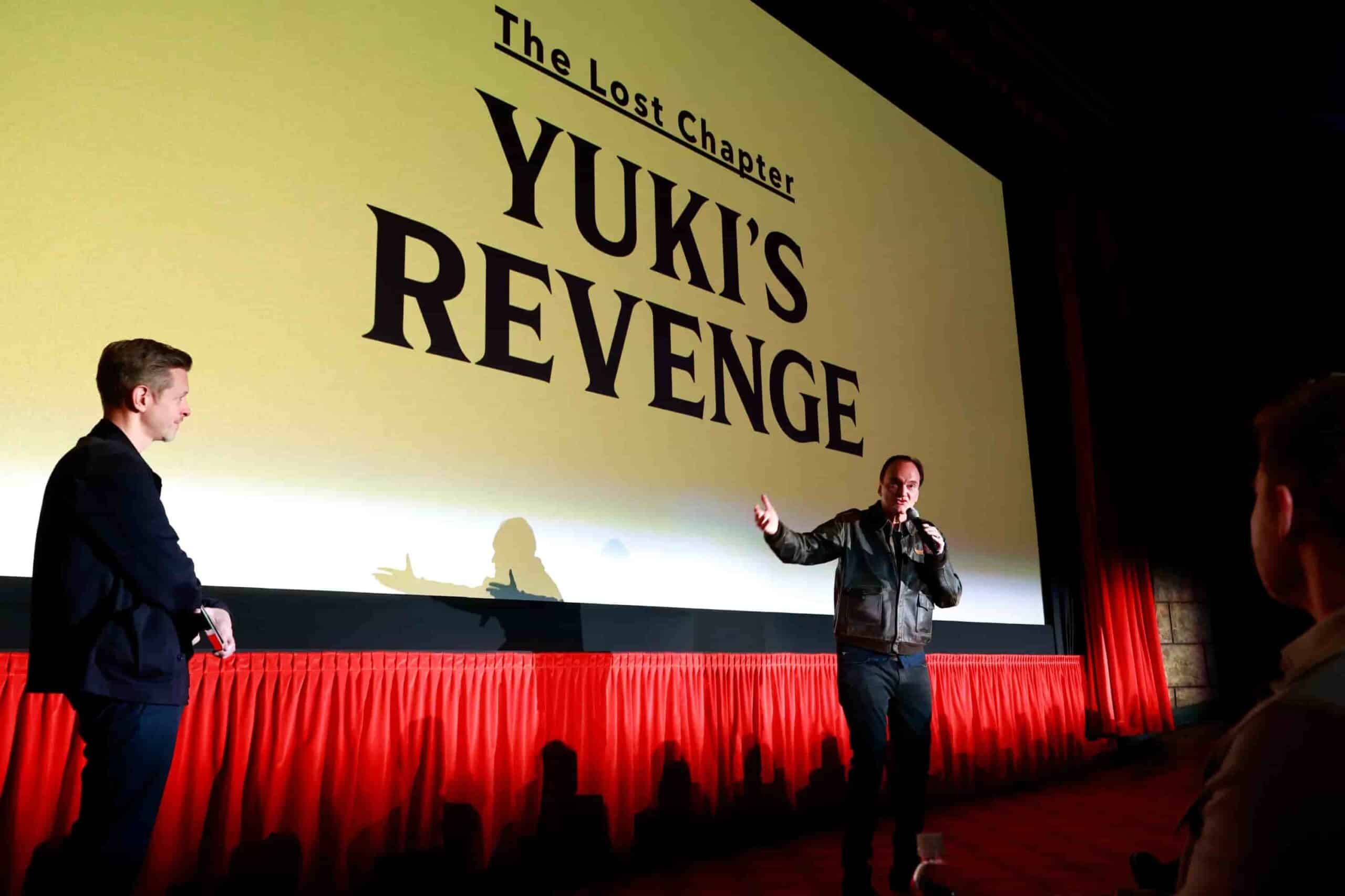 （左から）ショーン・フェネッシー、クエンティン・タランティーノ 写真：Frazer Harrison/Getty Images for Epic Games