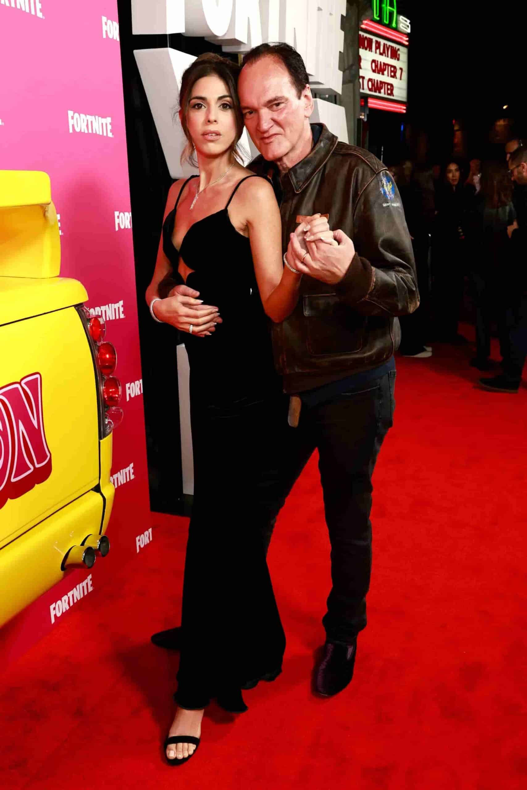 （左から）妻のダニエラ・ピック・タランティーノ、クエンティン・タランティーノ 写真：Frazer Harrison/Getty Images for Epic Games