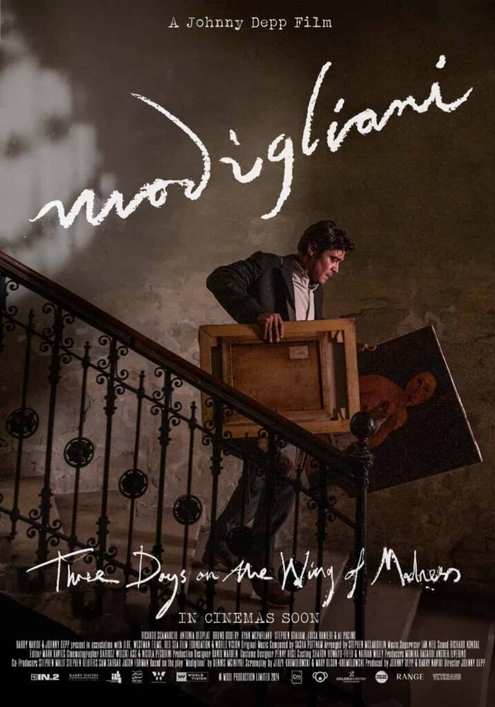 『モディリアーニ！』本国オリジナルポスター ©︎Modi Productions Limited 2024