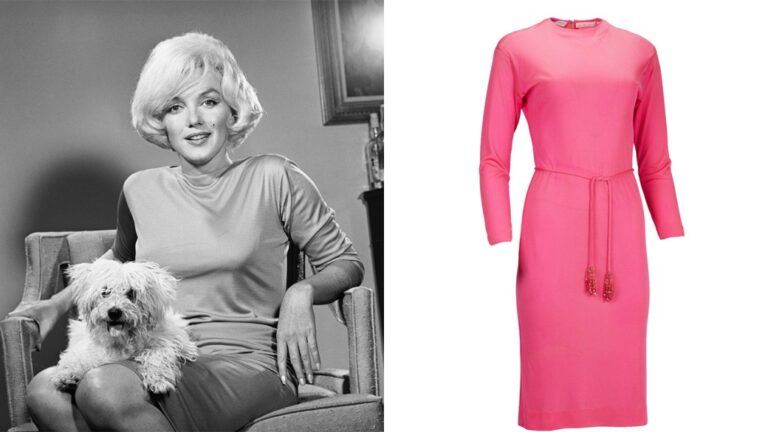 マリリン・モンローのピンクのプッチのドレス、ヒュー・ヘフナーのスモーキングジャケットがオークションに！