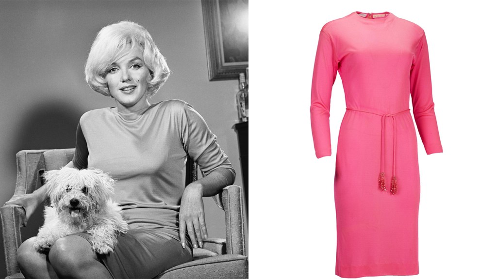 Marilyn Monroe Pink Pucci Dress, Hugh Hefner Smoking Jacket Auctioned