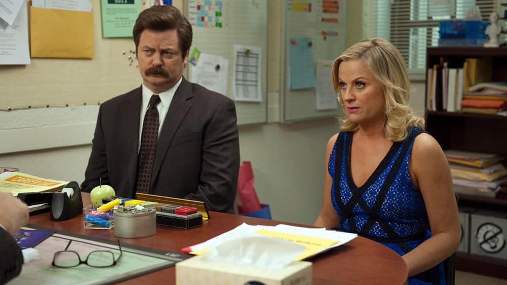 Nick Offerman and Amy Poehler Used to Make Out on 'Parks and Rec'