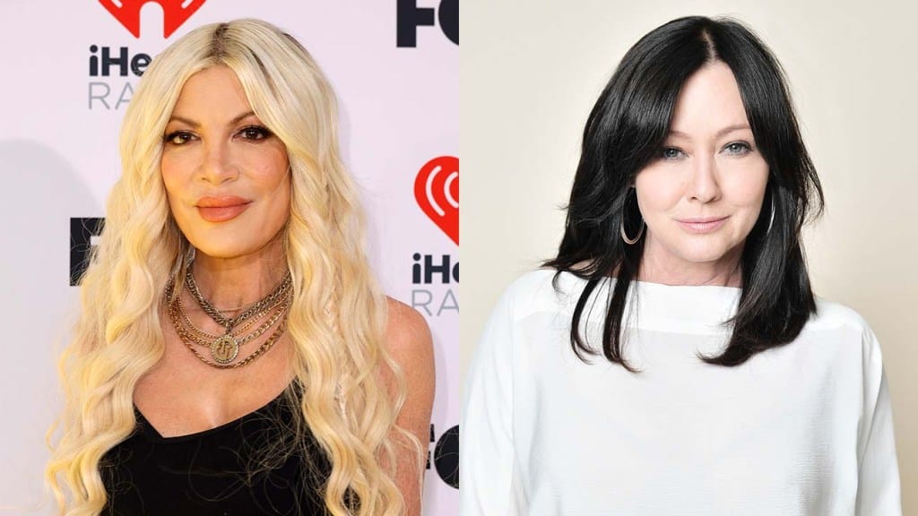 Tori Spelling and Shannen Doherty Had a Falling Out on '90210'