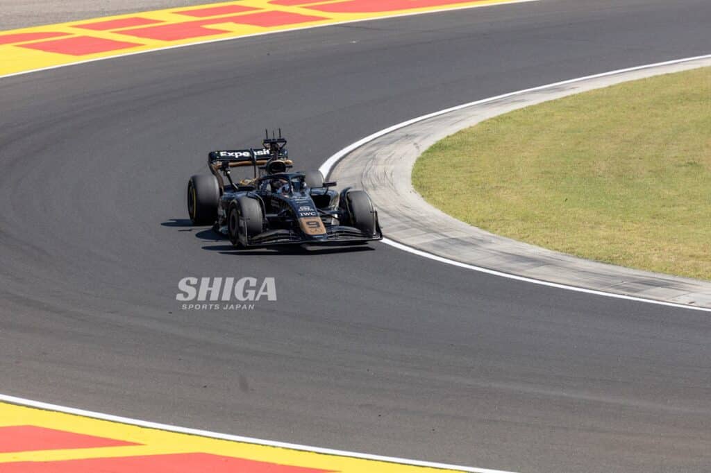 Filming of F1 movie at the Hungaroring in 2023