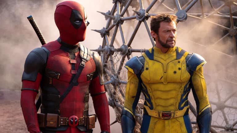 Ryan Reynolds as Deadpool/Wade Wilson and Hugh Jackman as Wolverine/Logan in Shawn Levy's 'Deadpool & Wolverine.'