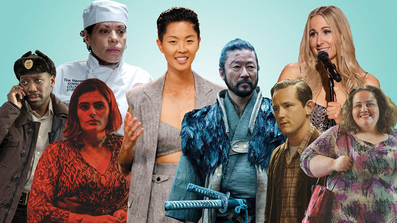 From left: Liza Colón-Zayas, Lamorne Morris, Nava Mau, Kristen Kish, Tadanobu Asano, Lewis Pullman, Nikki Glaser, Jessica Gunning