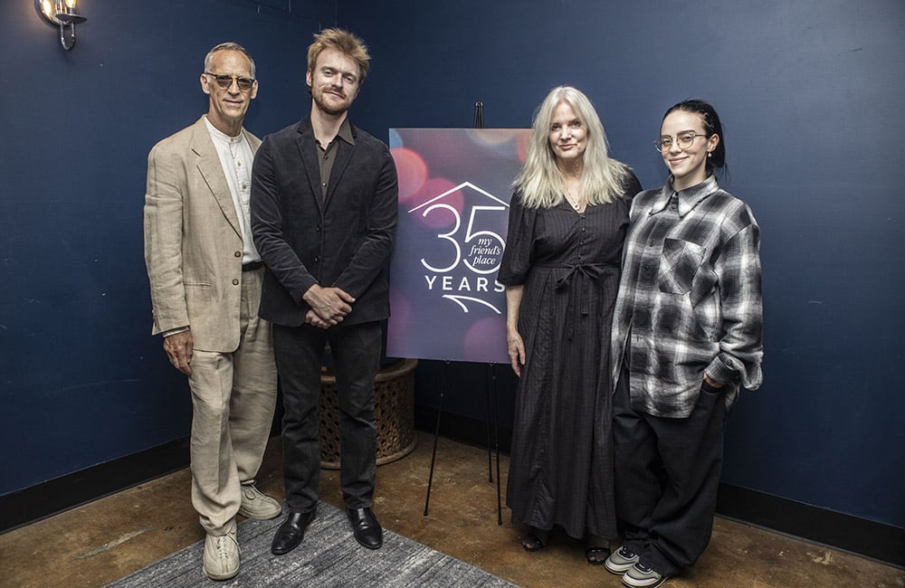 Billie Eilish, Finneas, and Patrick O’Connell Spotted Backstage at the My Friend’s Place 35th Anniversary Gala with honoree Maggie Baird of Support + Feed