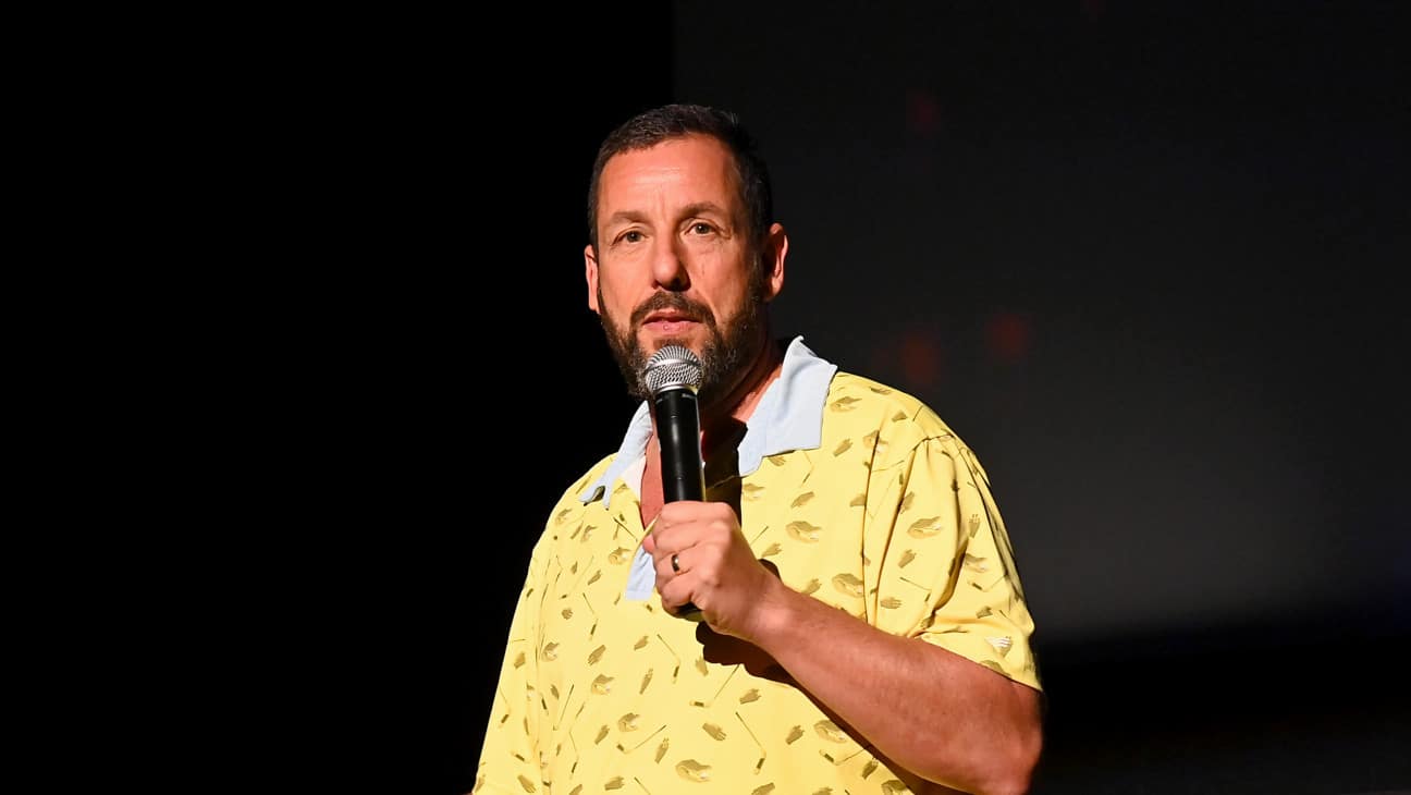 Adam Sandler at the 'Love You' New York screening on Tuesday.