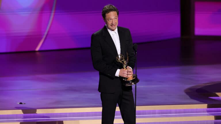 Ebon Moss-Bachrach at the 2024 Emmys.