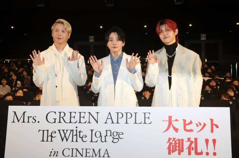 Mrs. GREEN APPLEのライブの映画化作品が大ヒット、大森元貴「とても光栄なこと」