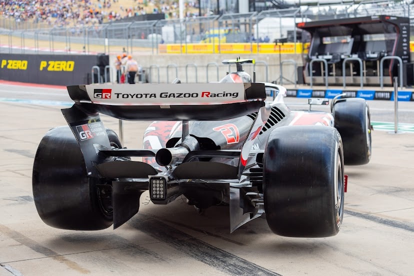 haas us gp toyota gazoo racing logo #27