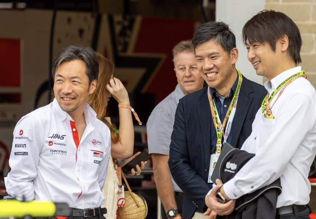 toyota gazoo racing haas us gp f1 komatsu ayao 