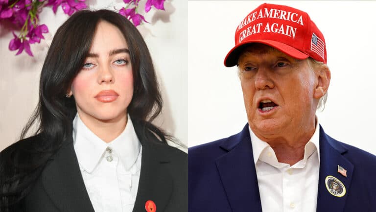 Billie Eilish and Donald Trump