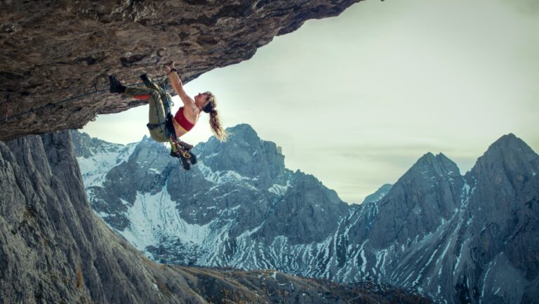 Lily James in 'Cliffhanger'