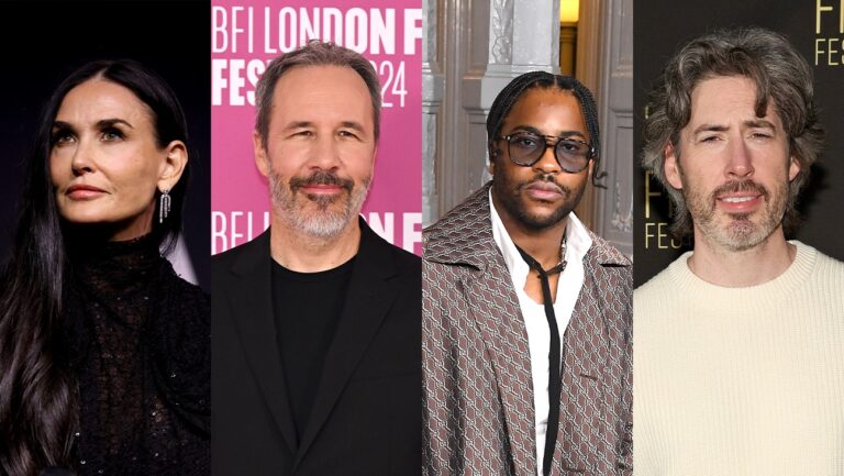 Demi Moore, Denis Villeneuve, Malcolm Washington and Jason Reitman.