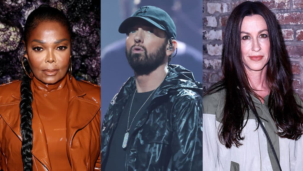 Janet Jackson Eminem Alanis Morissette