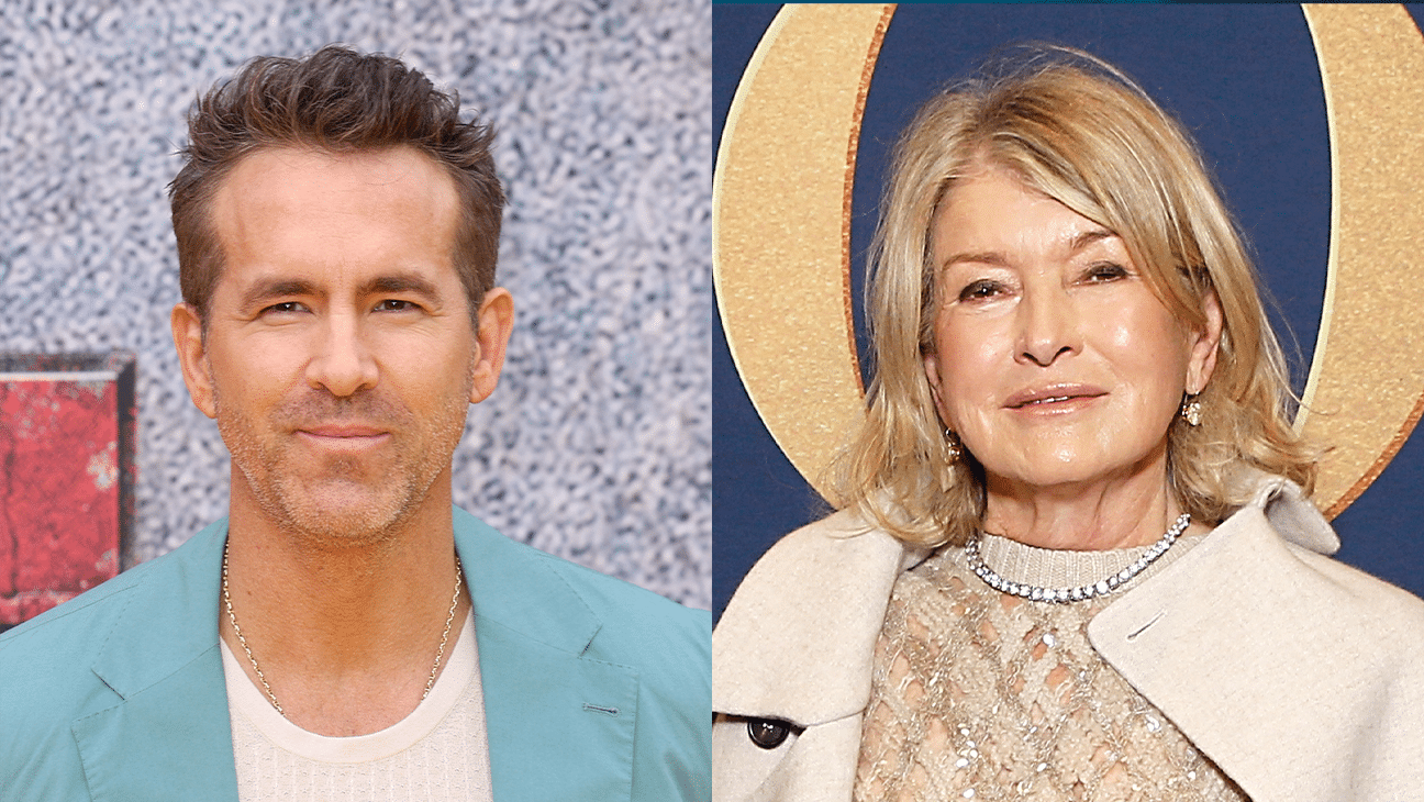 Ryan Reynolds and Martha Stewart