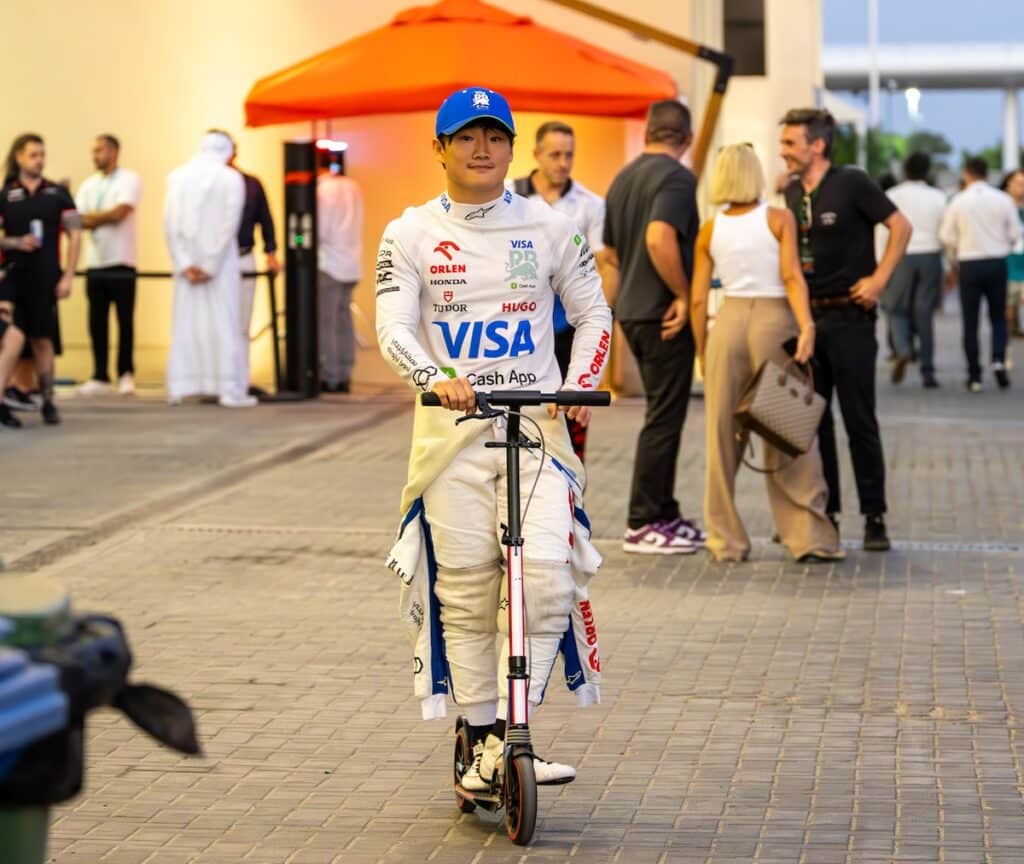 Yuki Tsunoda Abu Dhabi F1アブダビGP