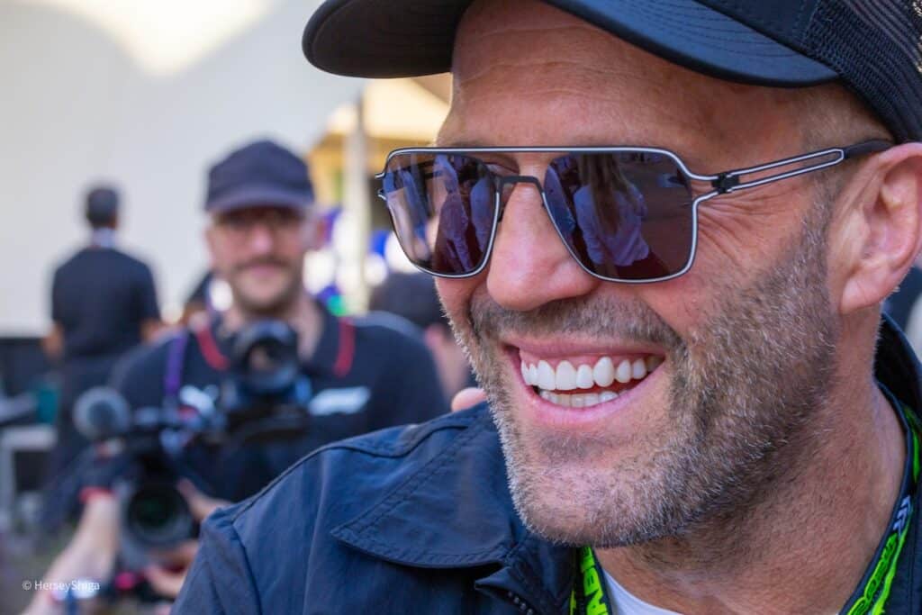 Jason Statham in Abu Dhabi 2024 f1