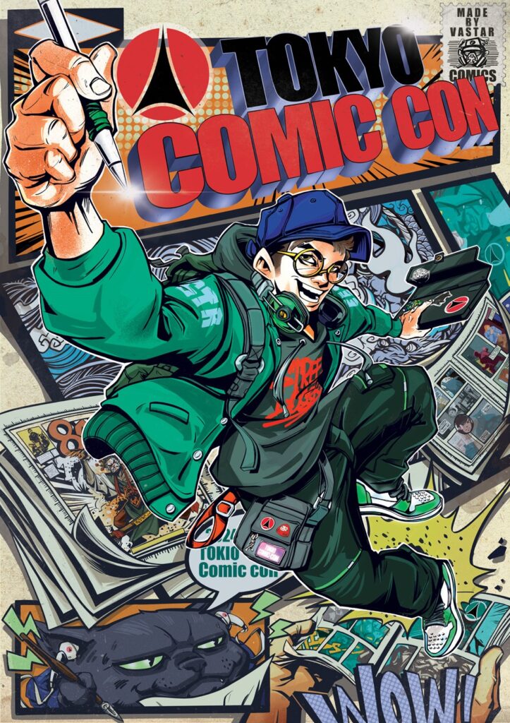 2024年12月6日〜8日 幕張メッセにて開催される東京コミコン２０２４　メインビジュアル©2024 Tokyo comic con All rights reserved.