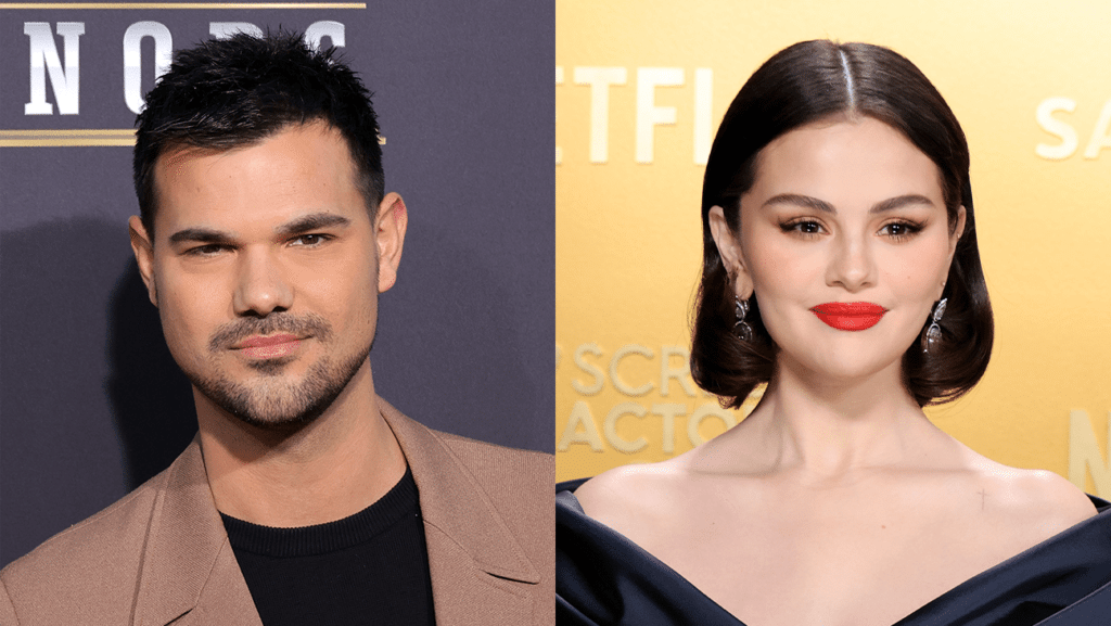 Taylor Lautner and Selena Gomez