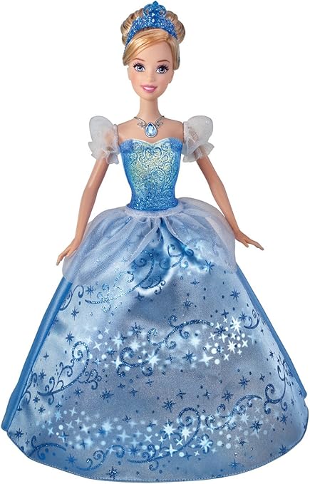 ディズニー王女シンデレラDisney Princess Swirling Lights Cinderella Doll 画像引用：Amazon.co.jp