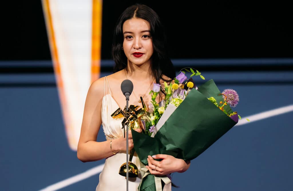 ライジング・スター・アワード受賞のKōki,　©Asian Film Awards Academy