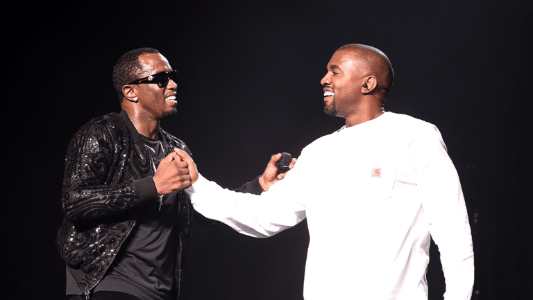 Sean "Diddy" Combs and Kanye West in 2016.