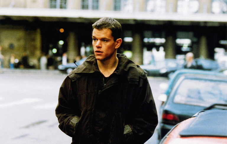 Matt Damon in The Bourne Identity, 2002