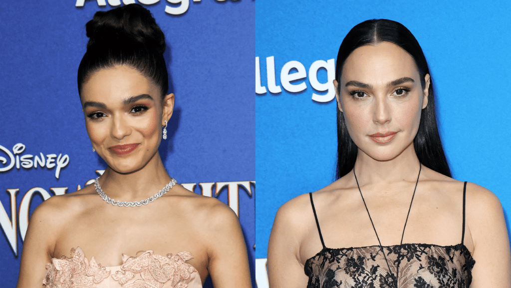 Rachel Zegler and Gal Gadot at the premiere of Disney's 'Snow White' in Los Angeles.