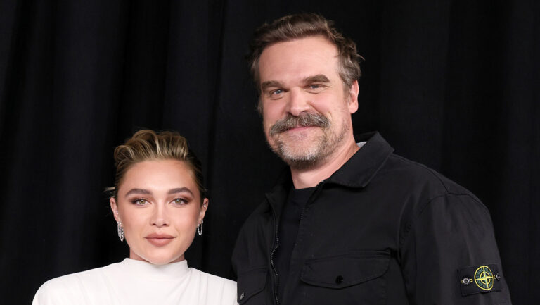 Florence Pugh and David Harbour