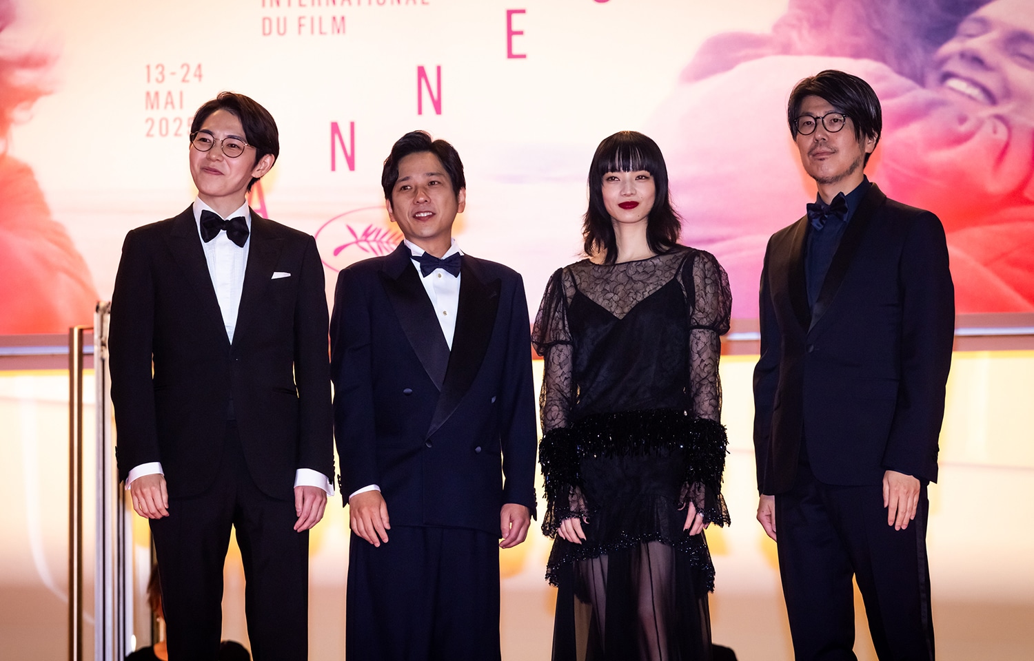 映画『8番出口』のキャスト・製作陣=現地時間5月19日、第78回カンヌ映画祭にて ⓒKazuko Wakayama