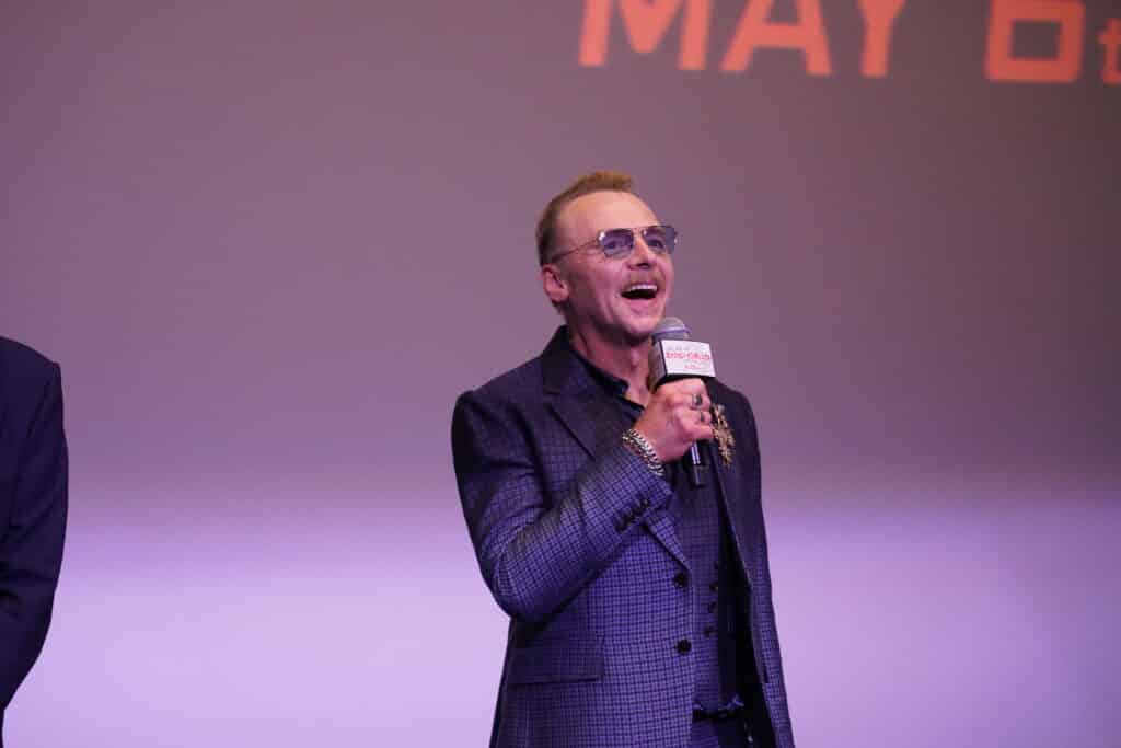 サイモン・ペッグ=5月6日、TOHO シネマズ日比谷にて　©2024 PARAMOUNT PICTURES.