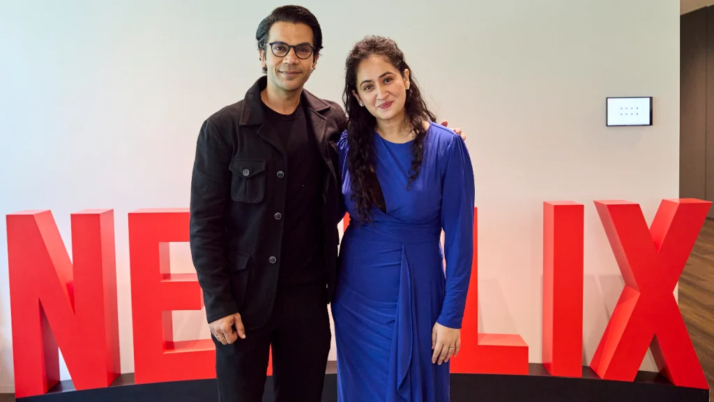 Rajkummar Rao and Ruchikaa Kapoor Sheikh at the 2025 Netflix APAC film showcase. NETFLIX