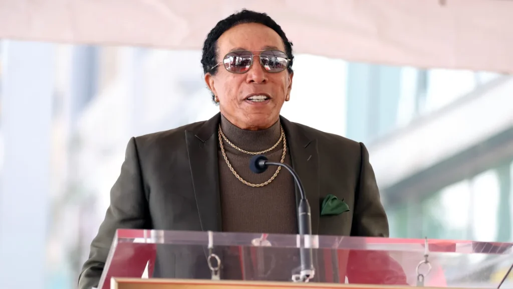 Smokey Robinson at the Hollywood Walk of Fame Star Ceremony for Martha Reeves Photo by Amy Sussman/Getty Images