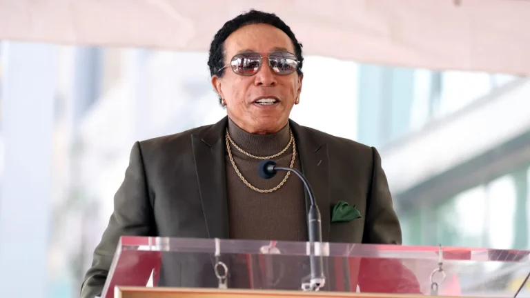 Smokey Robinson at the Hollywood Walk of Fame Star Ceremony for Martha Reeves Photo by Amy Sussman/Getty Images