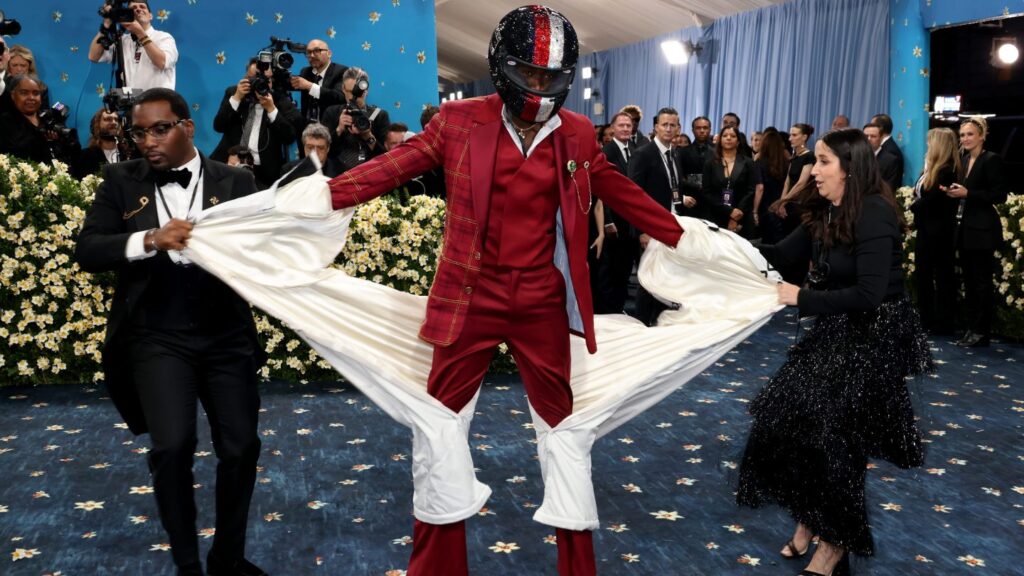 2025年メットガラに登場したダムソン・イドリス　JOHN SHEARER/WIREIMAGE