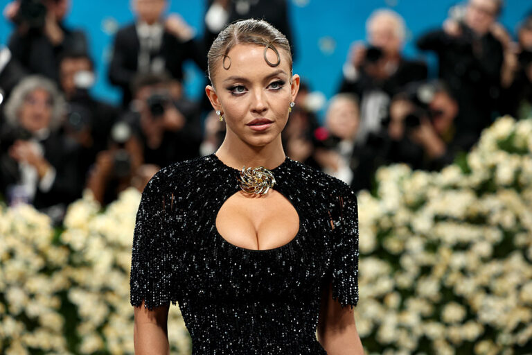 Sydney Sweeney attends the 2025 Met Gala Celebrating Superfine: Tailoring Black Style at Metropolitan Museum of Art on May 05, 2025 in New York City.