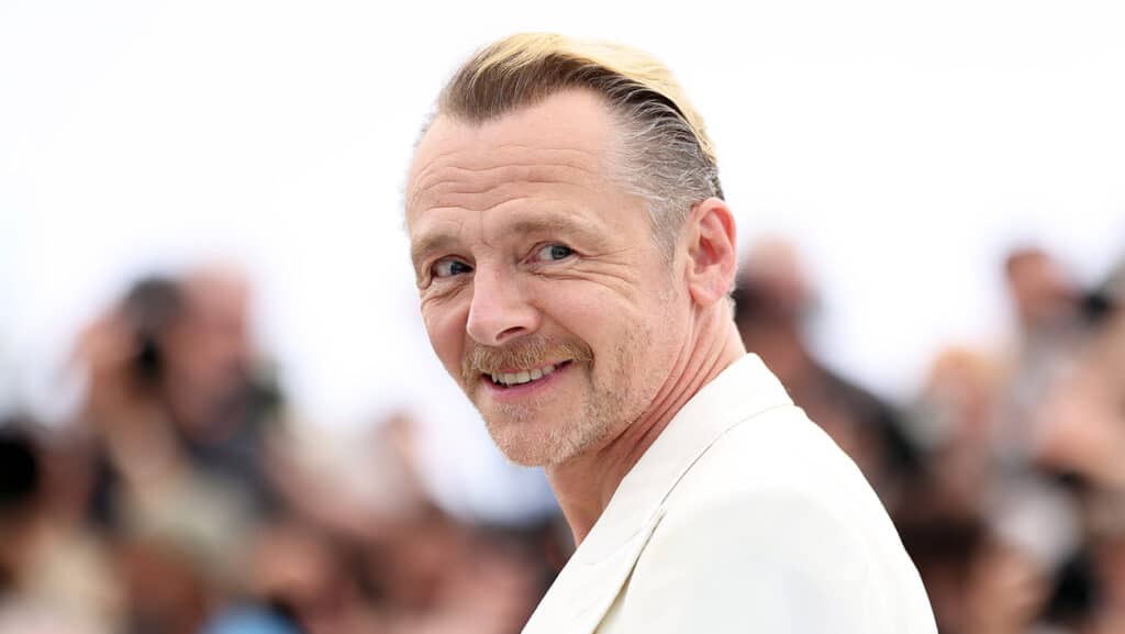 サイモン・ペッグ、5月14日に第78回カンヌ国際映画祭で行われた『ミッション：インポッシブル／ザ・ファイナル・レコニング』のフォトコールに出席。 写真：Pascal Le Segretain/Getty Images