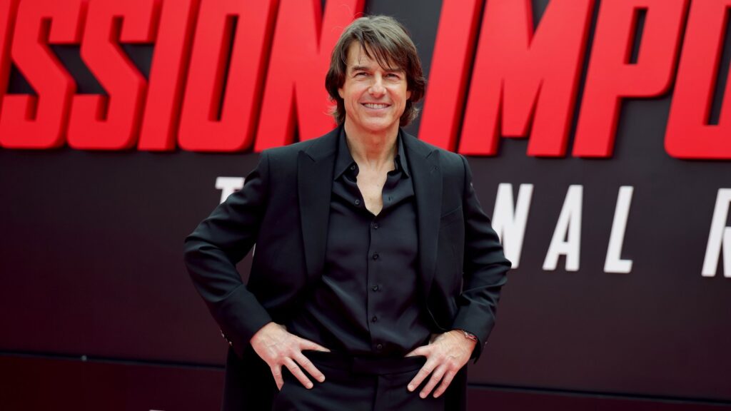 トム・クルーズ、5月18日にリンカーン・センターで開催された『ミッション：インポッシブル／ザ・ファイナル・レコニング』ニューヨークプレミアに登場。（写真： Dia Dipasupil/FilmMagic）