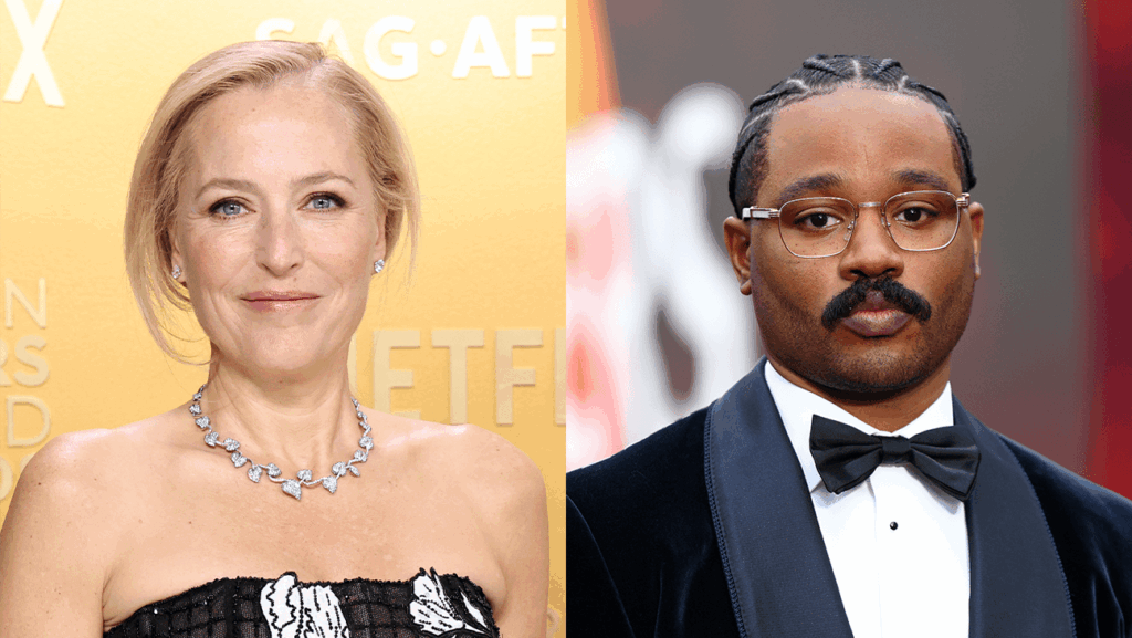 ジリアン・アンダーソン、ライアン・クーグラー（写真：Amy Sussman/Getty Images; Tim P. Whitby/Getty Images for Warner Bros. Pictures）