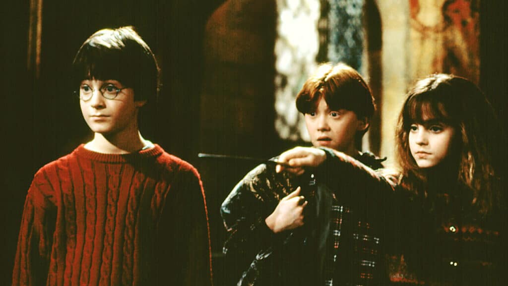 Harry Potter and the Sorcerer's Stone, Daniel Radcliffe, Rupert Grint, Emma Watson, 2001