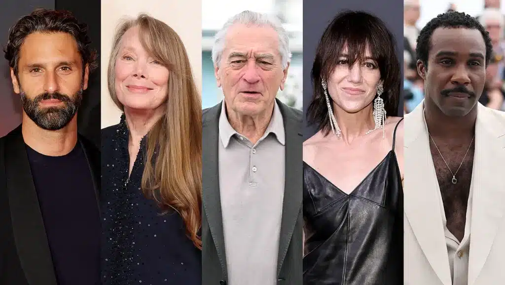 Marco Calvani, Sissy Spacek, Robert De Niro, Charlotte Gainsbourg and Tramell Tillman Amy Sussman/Getty Images; Mike Coppola/Getty Images; Earl Gibson III/Deadline/Getty Images; Neilson Barnard/Getty Images; Pascal Le Segretain/Getty Images
