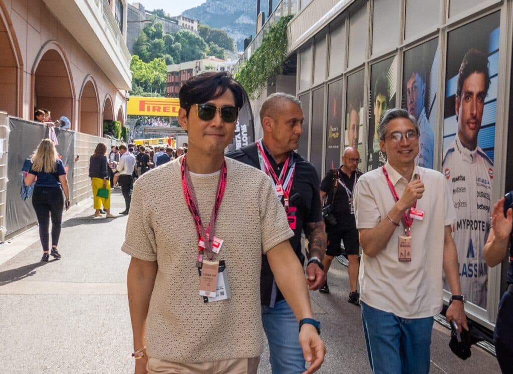 ウィ・ハジュン F1モナコGPにて©︎Hersey Shiga Media/Shiga Sports Japan