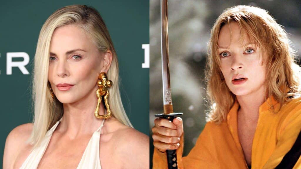 シャーリーズ・セロンとユマ・サーマン