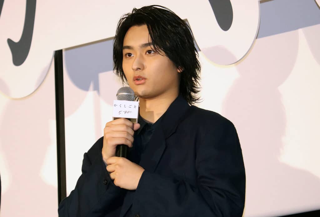 『か「」く「」し「」ご「」と「』 奥平大兼　©︎The Hollywood Reporter Japan