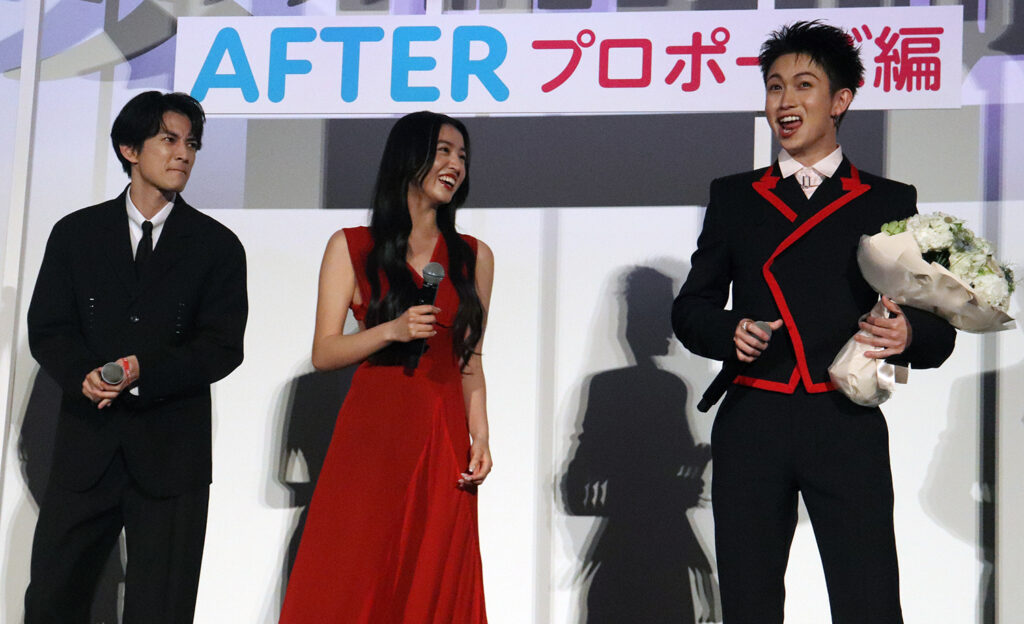 『女神降臨』女神降臨 After プロポーズ編 舞台挨拶　©︎The Hollywood Reporter Japan
